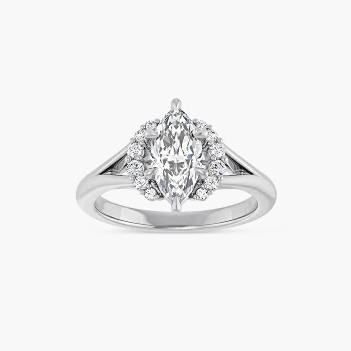 The Accented Iris Marquise