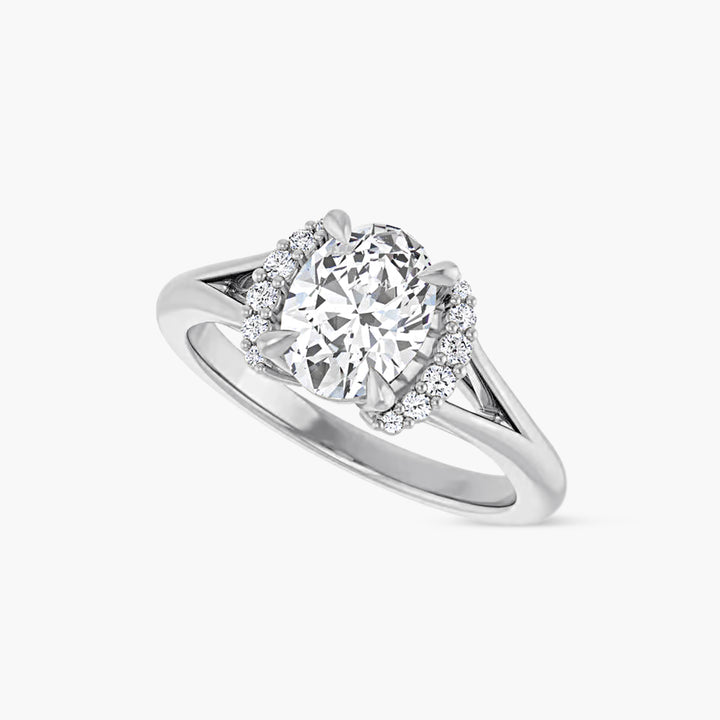 The Accented Iris Oval