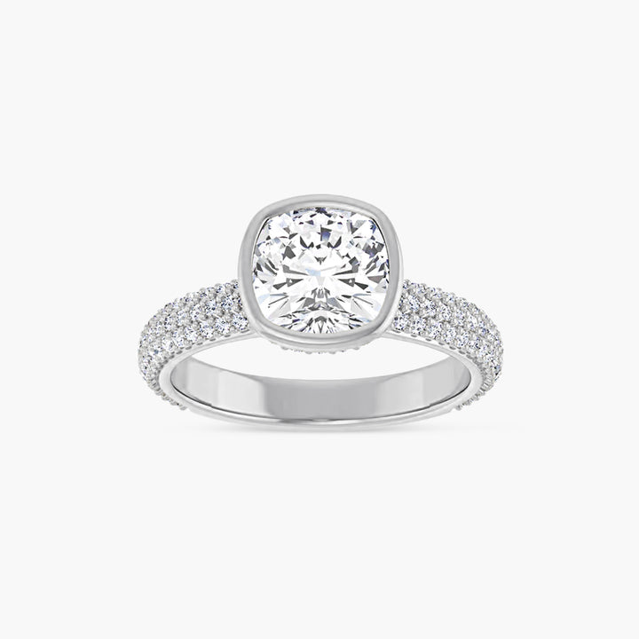 The Bezel-Set Seraphina  Cushion