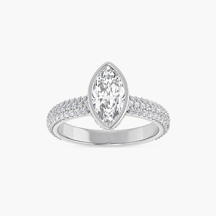 The Bezel-Set Seraphina Marquise