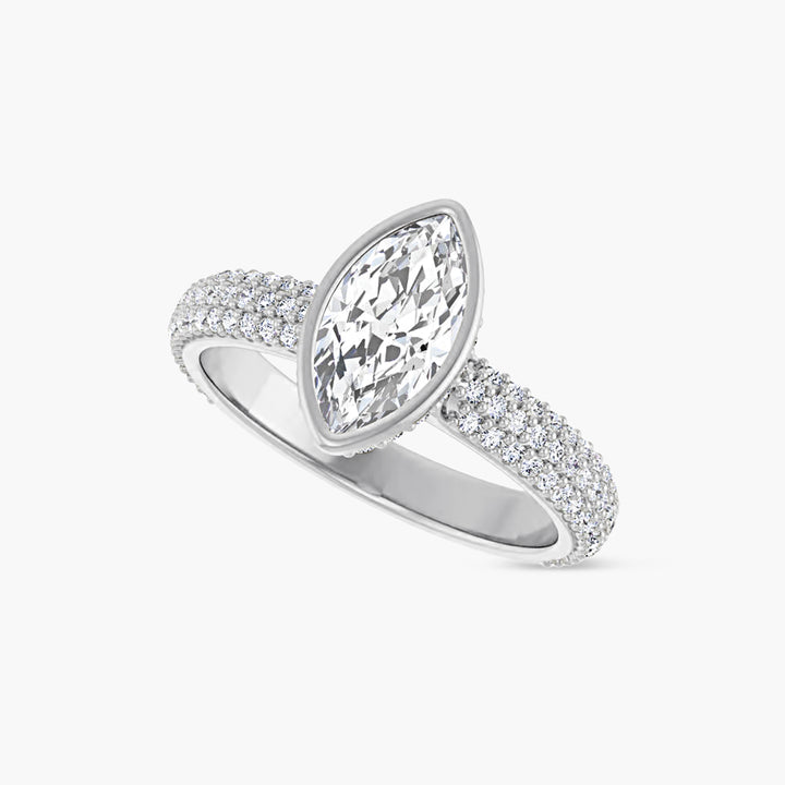 The Bezel-Set Seraphina Marquise