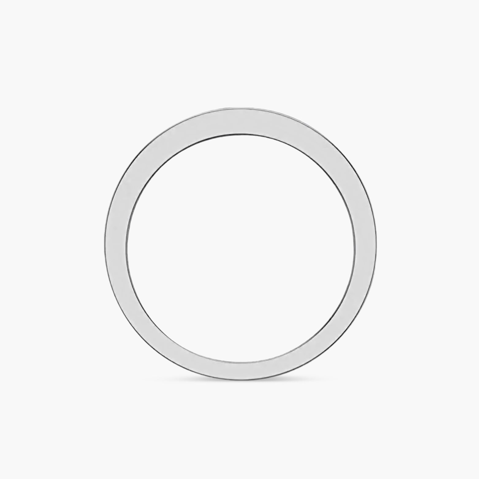 Accented Grooved Band with Brushed Finish