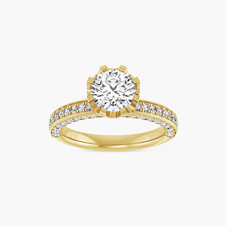 The Accented Lila Yellow Gold