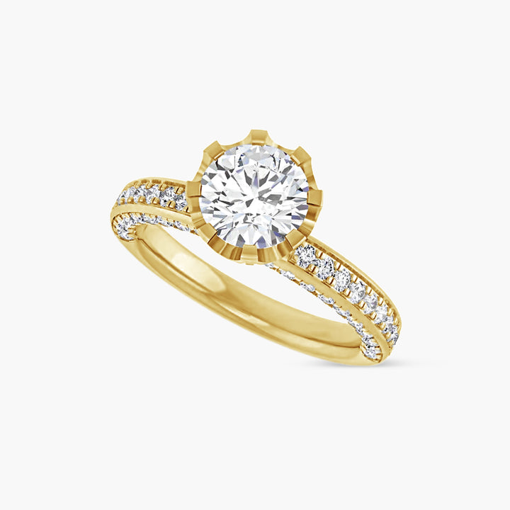 The Accented Lila Yellow Gold