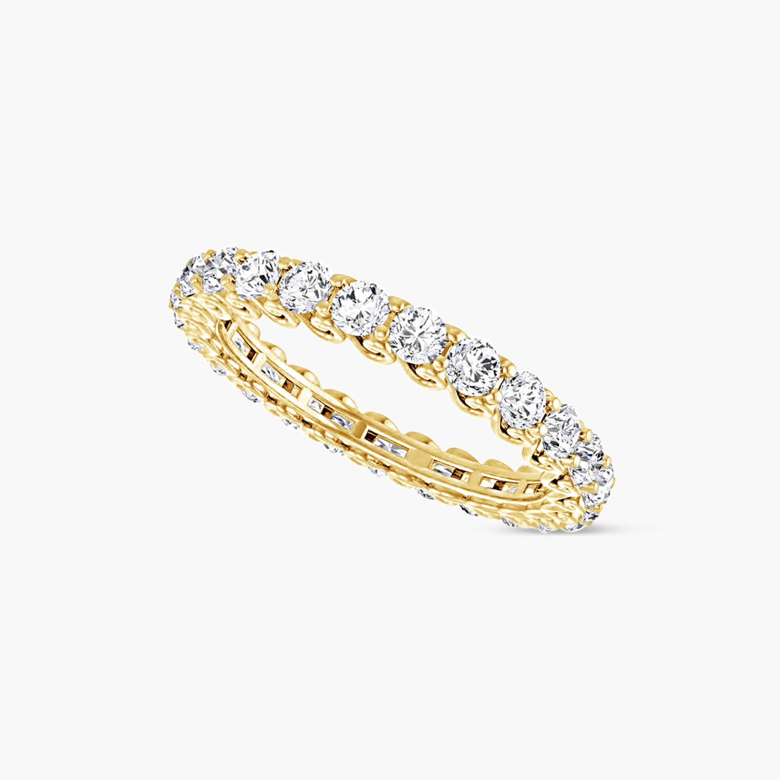 2.5 mm Round Sculptural Eternity Band
