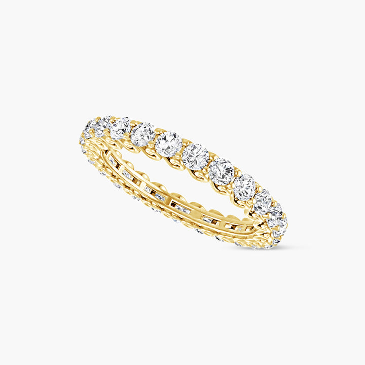 2.5 mm Round Sculptural Eternity Band