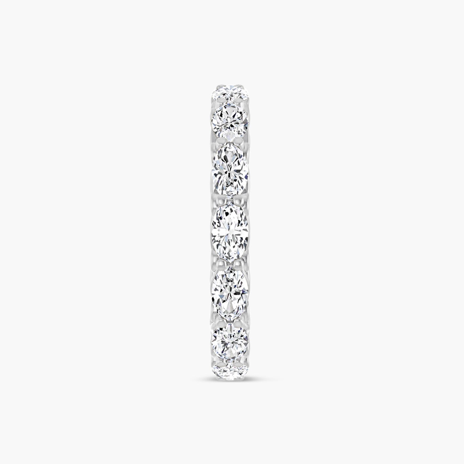 Oval Sculptural Eternity Band