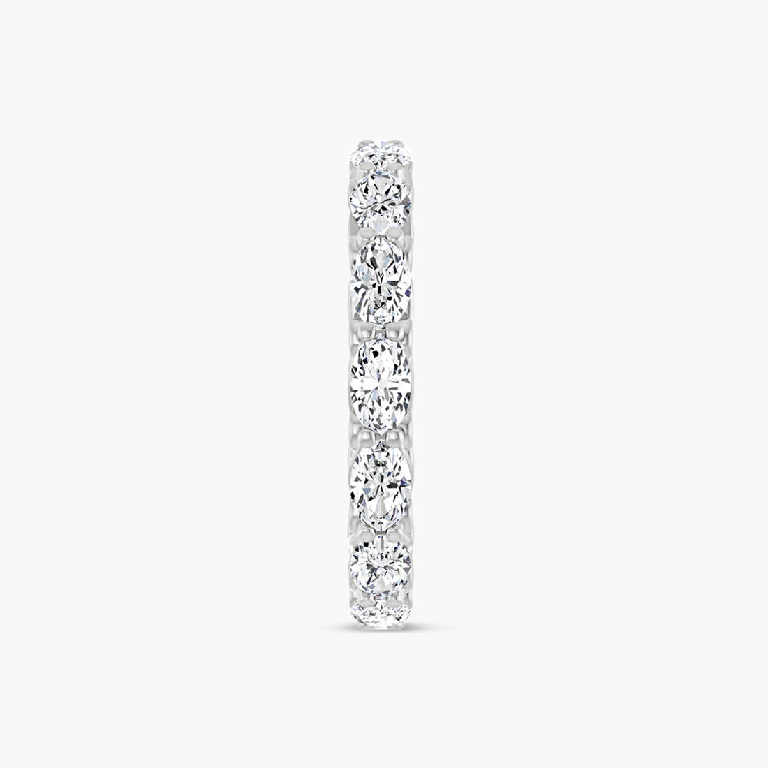 Oval Sculptural Eternity Band