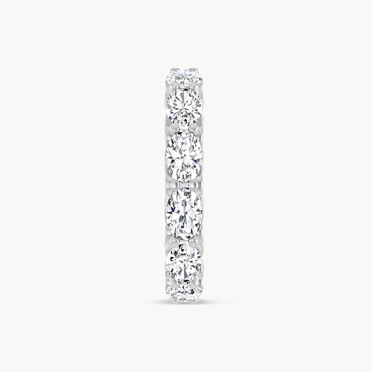 Oval Sculptural Eternity Band
