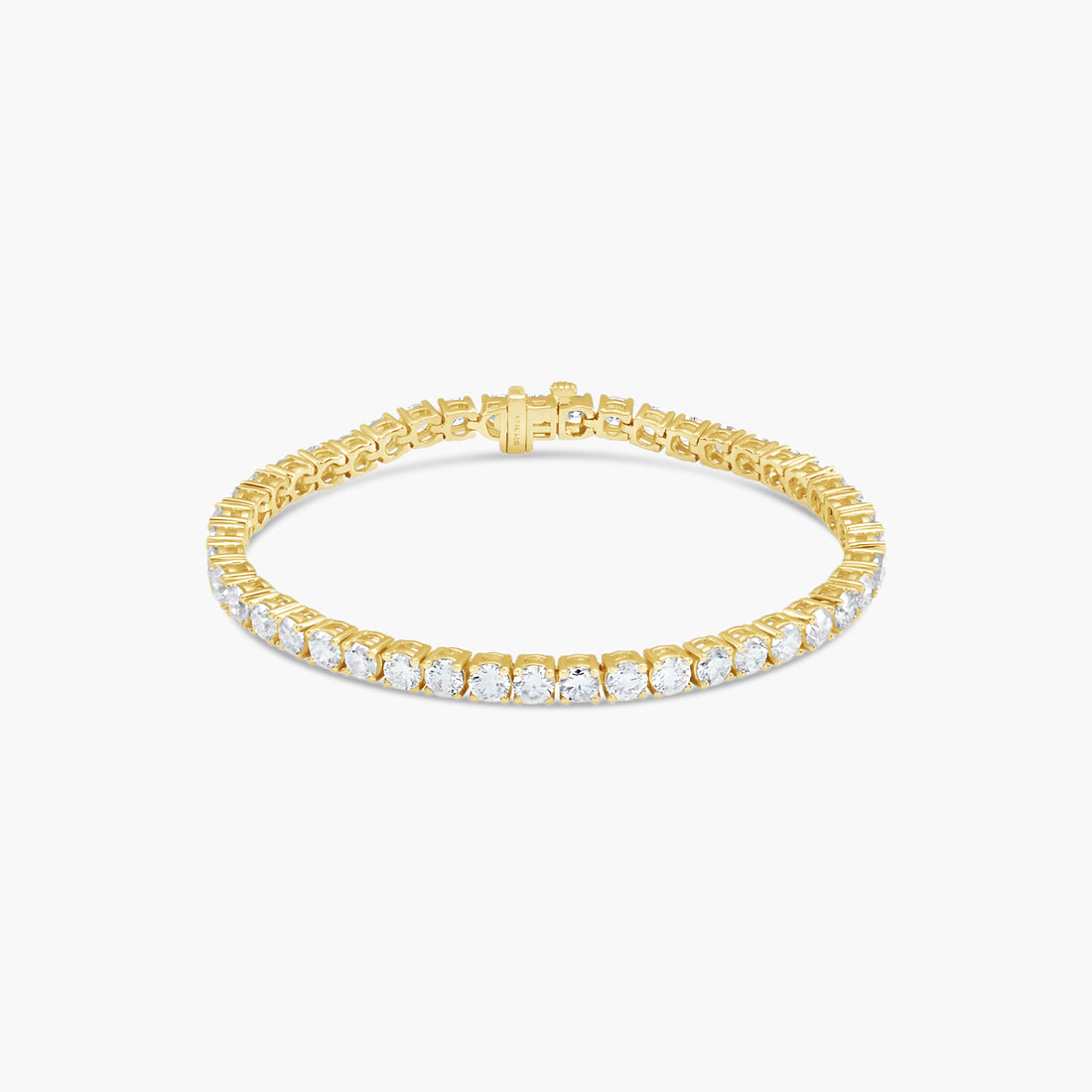 10 CTW Classic Lab-Grown Diamond Tennis Bracelet – 14K White Gold