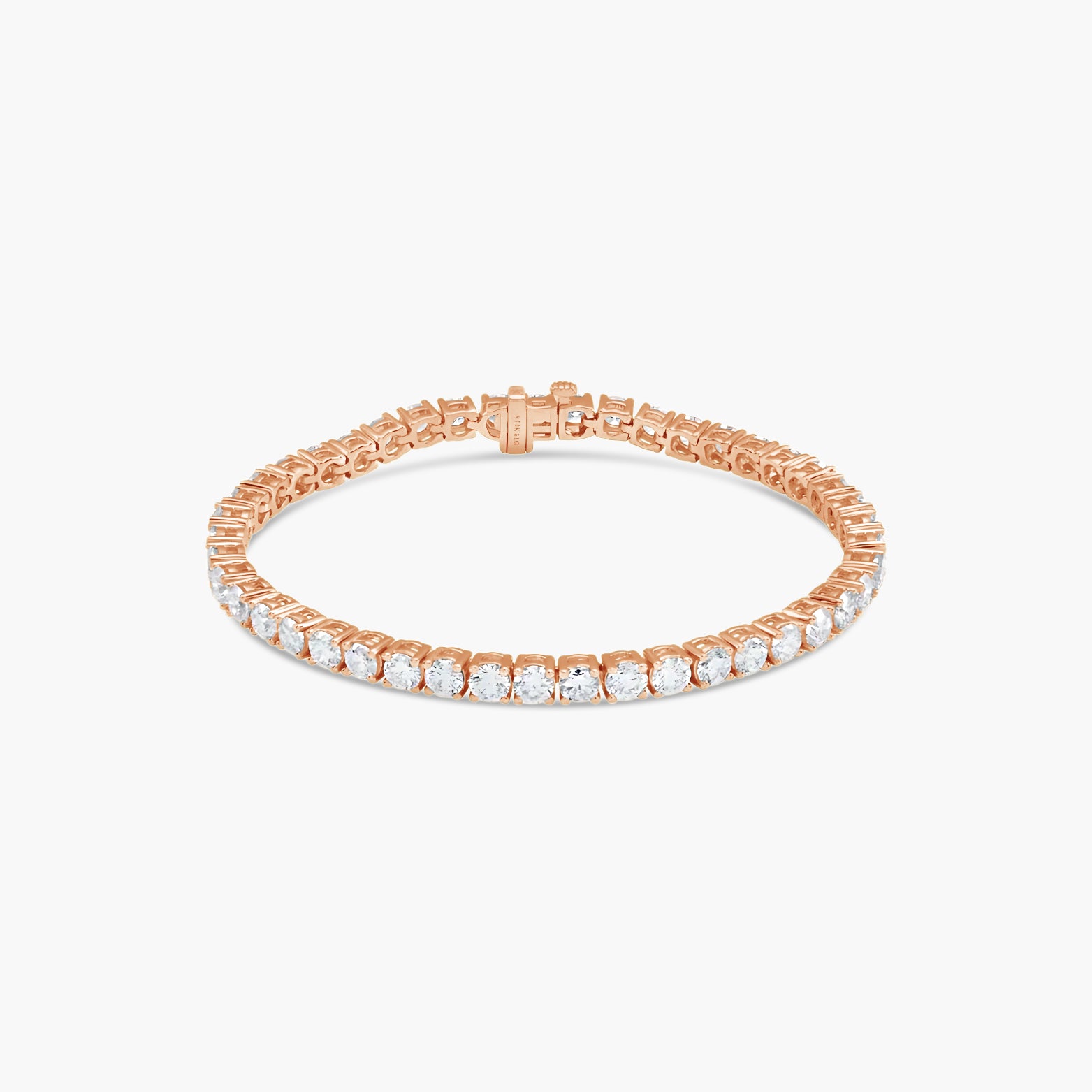 10 CTW Classic Diamond Tennis (DE, VVS2) – 14K Yellow Gold