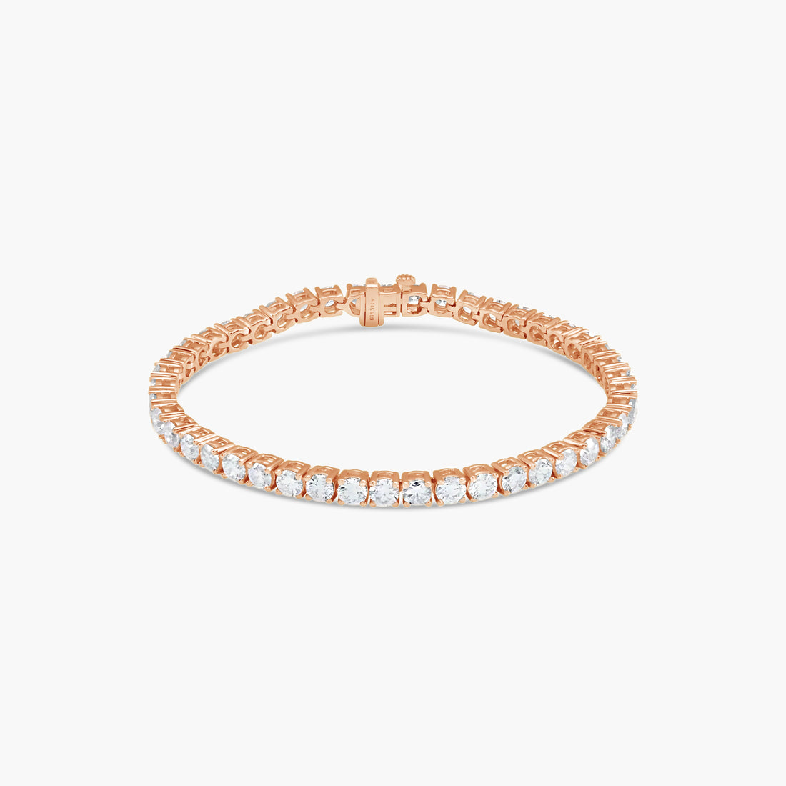 10 CTW Classic Lab-Grown Diamond Tennis Bracelet – 14K White Gold
