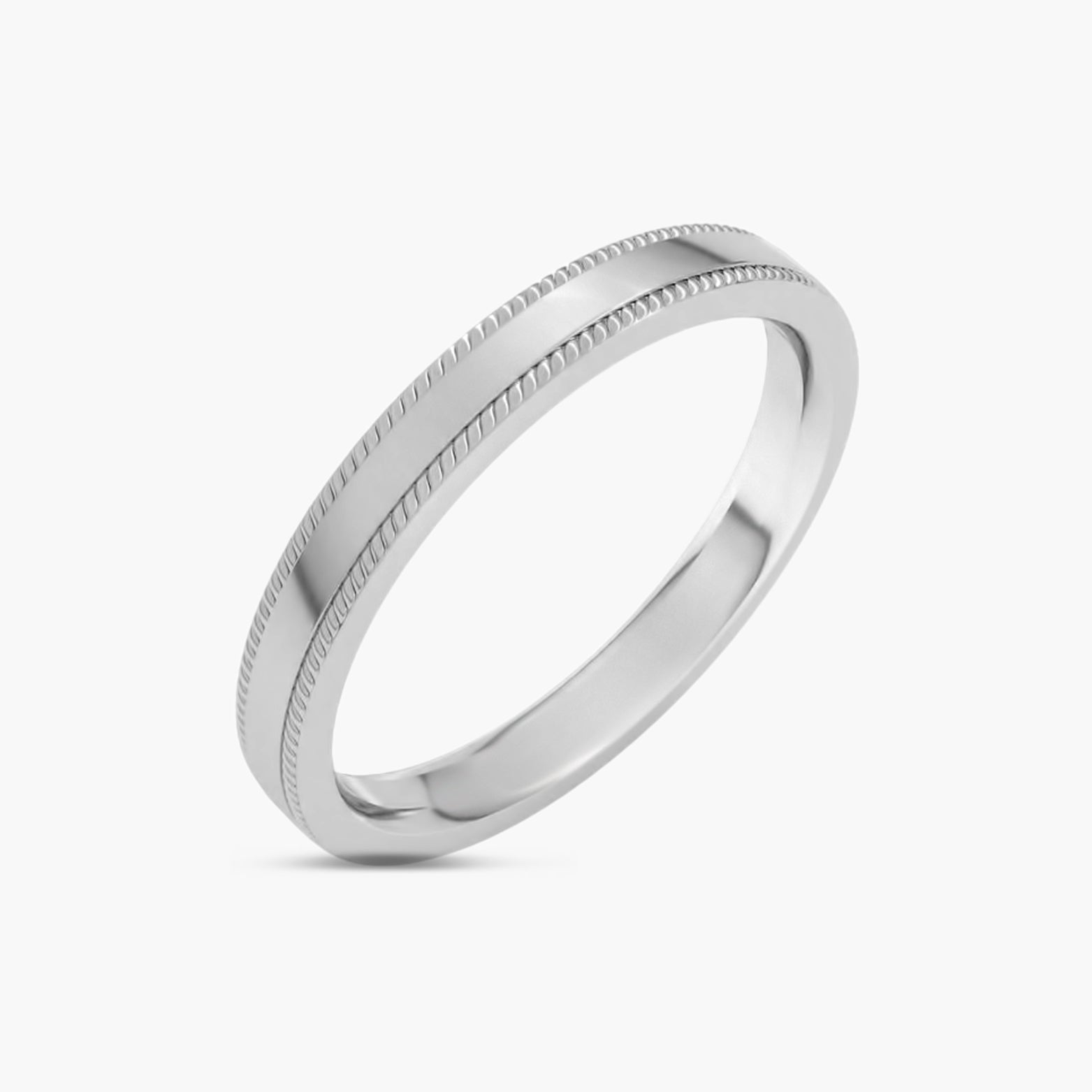 Rope Edge Comfort-Fit Flat Band