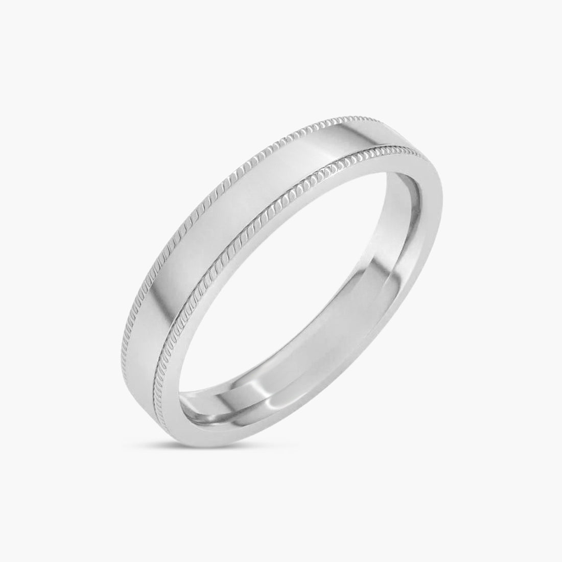 Rope Edge Comfort-Fit Flat Band