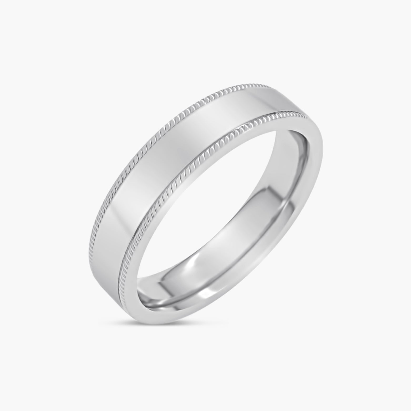 Rope Edge Comfort-Fit Flat Band