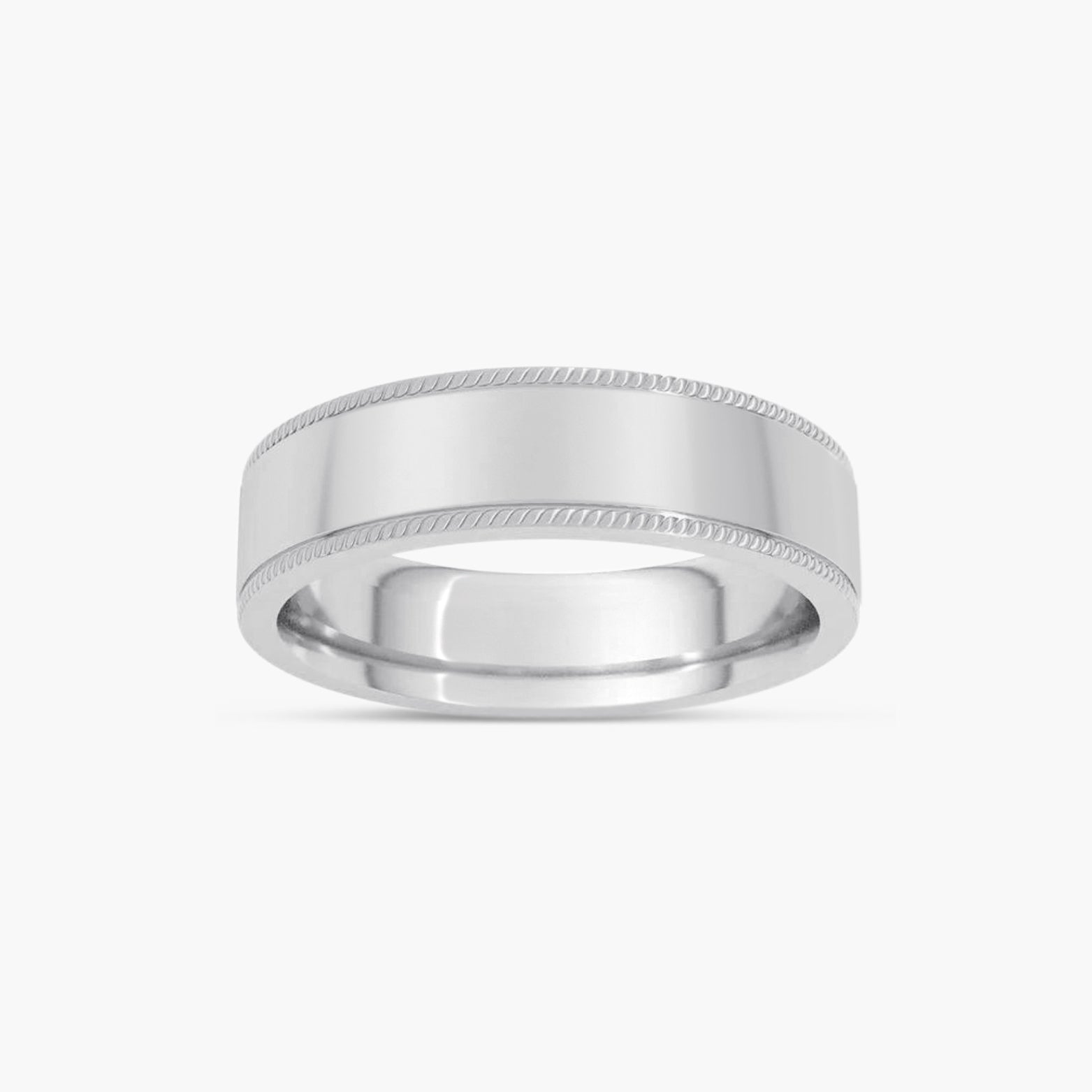 Rope Edge Comfort-Fit Flat Band