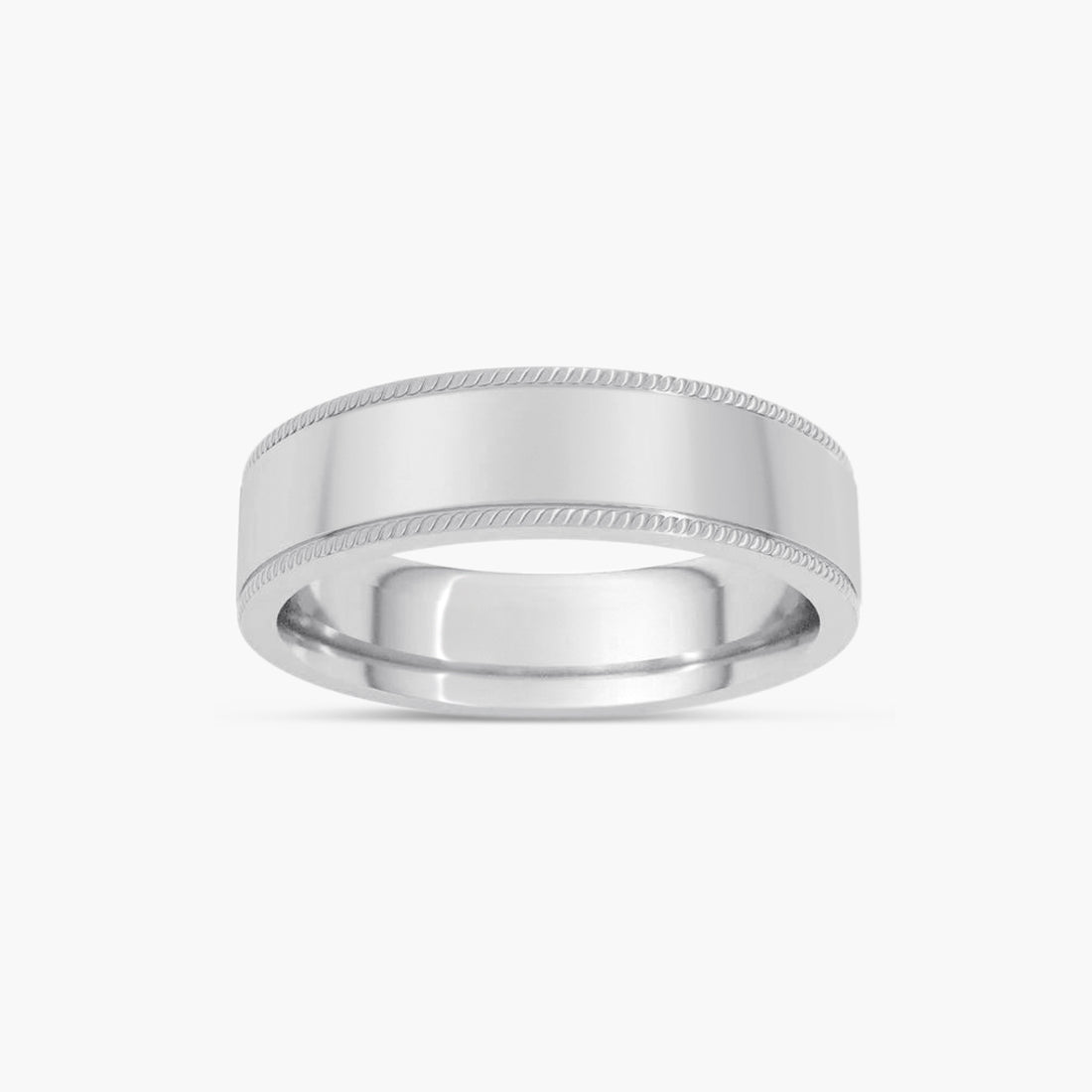 Rope Edge Comfort-Fit Flat Band