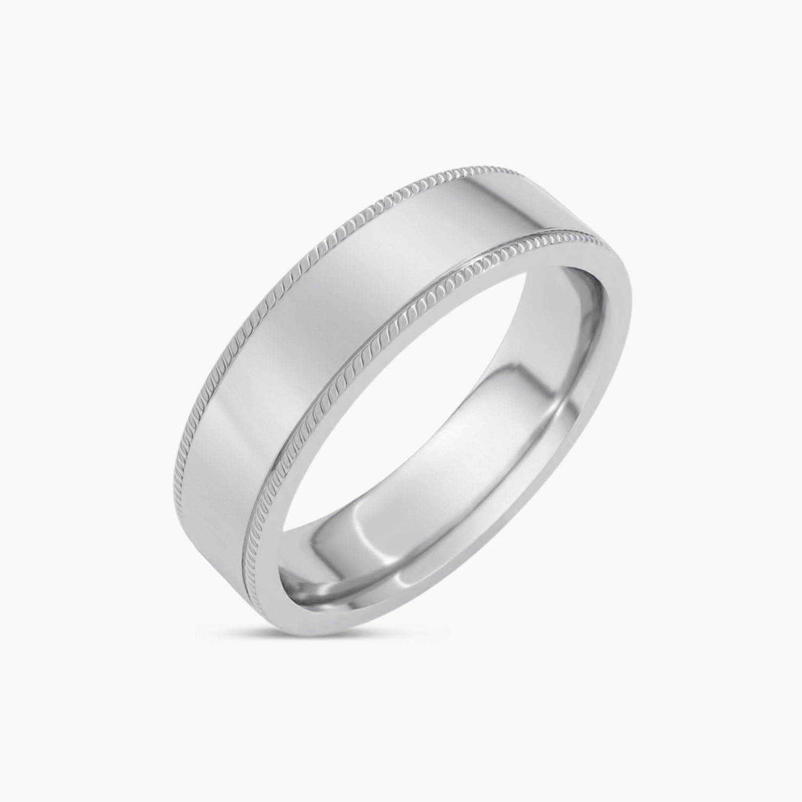 Rope Edge Comfort-Fit Flat Band