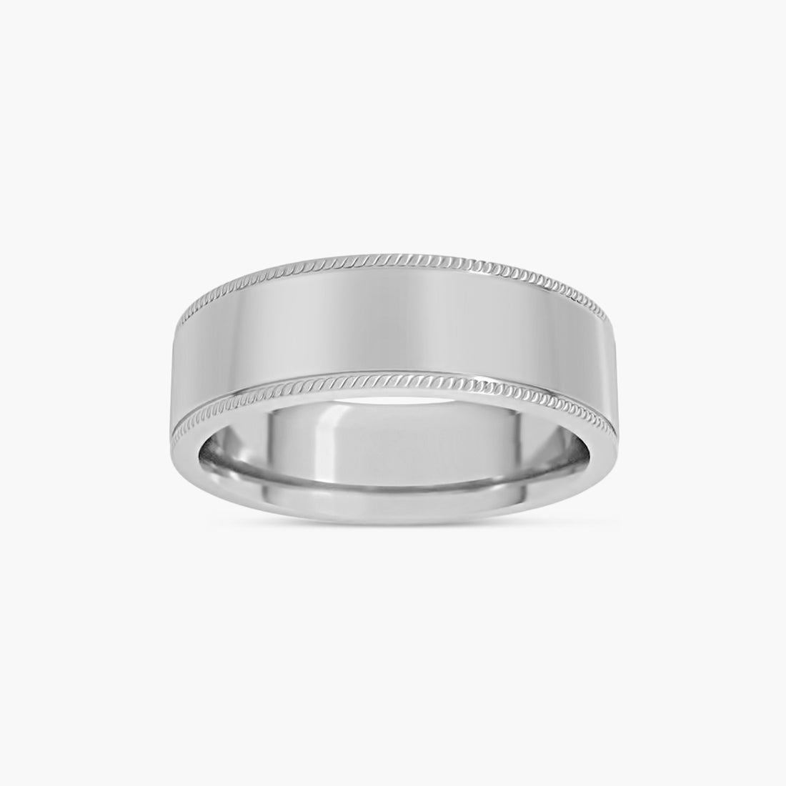 Rope Edge Comfort-Fit Flat Band