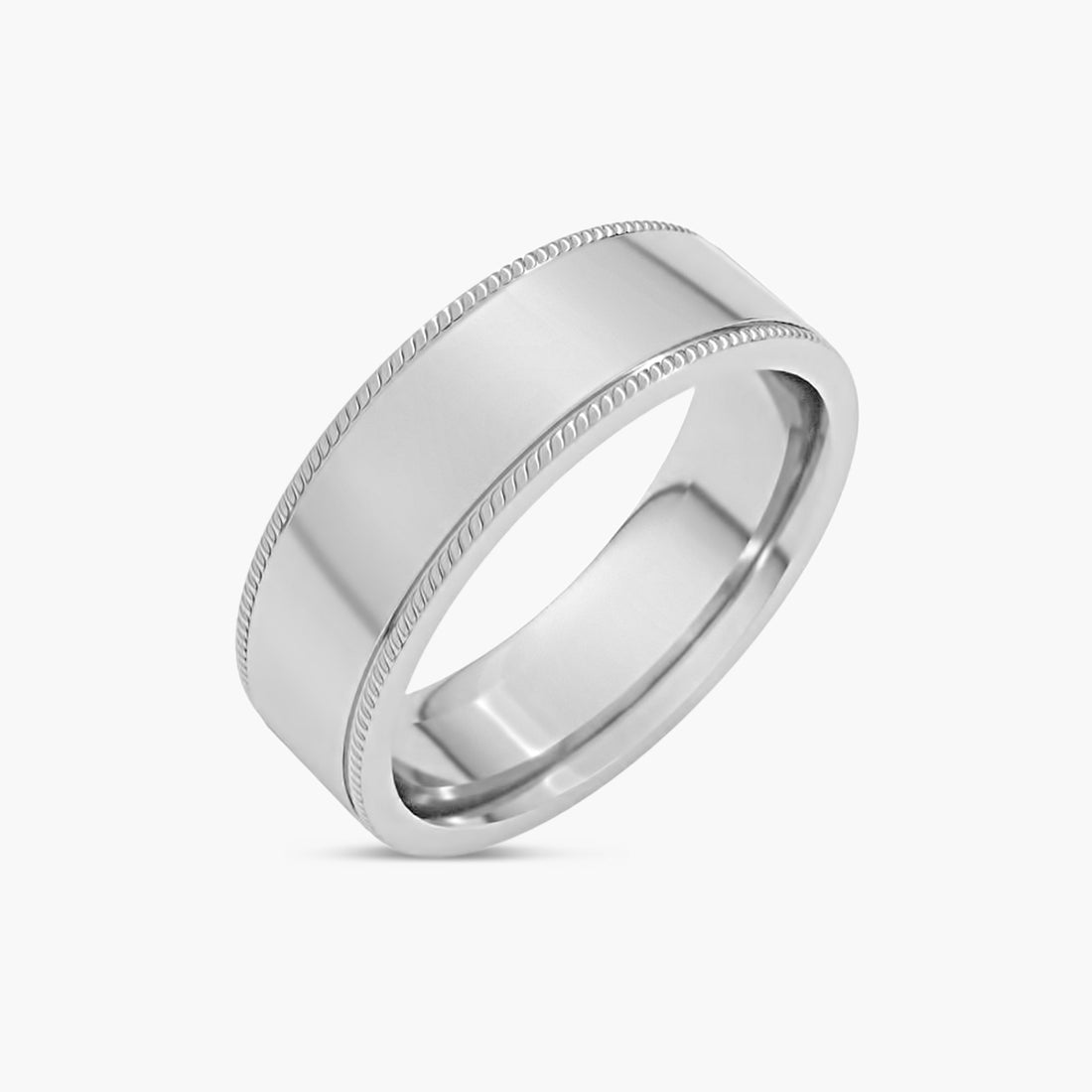 Rope Edge Comfort-Fit Flat Band