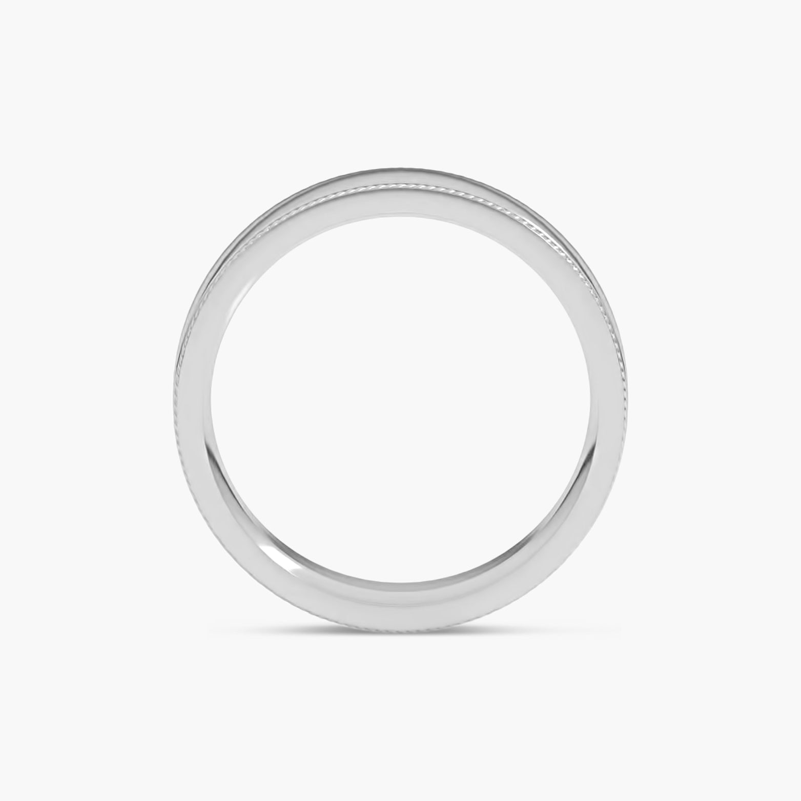 Rope Edge Comfort-Fit Flat Band