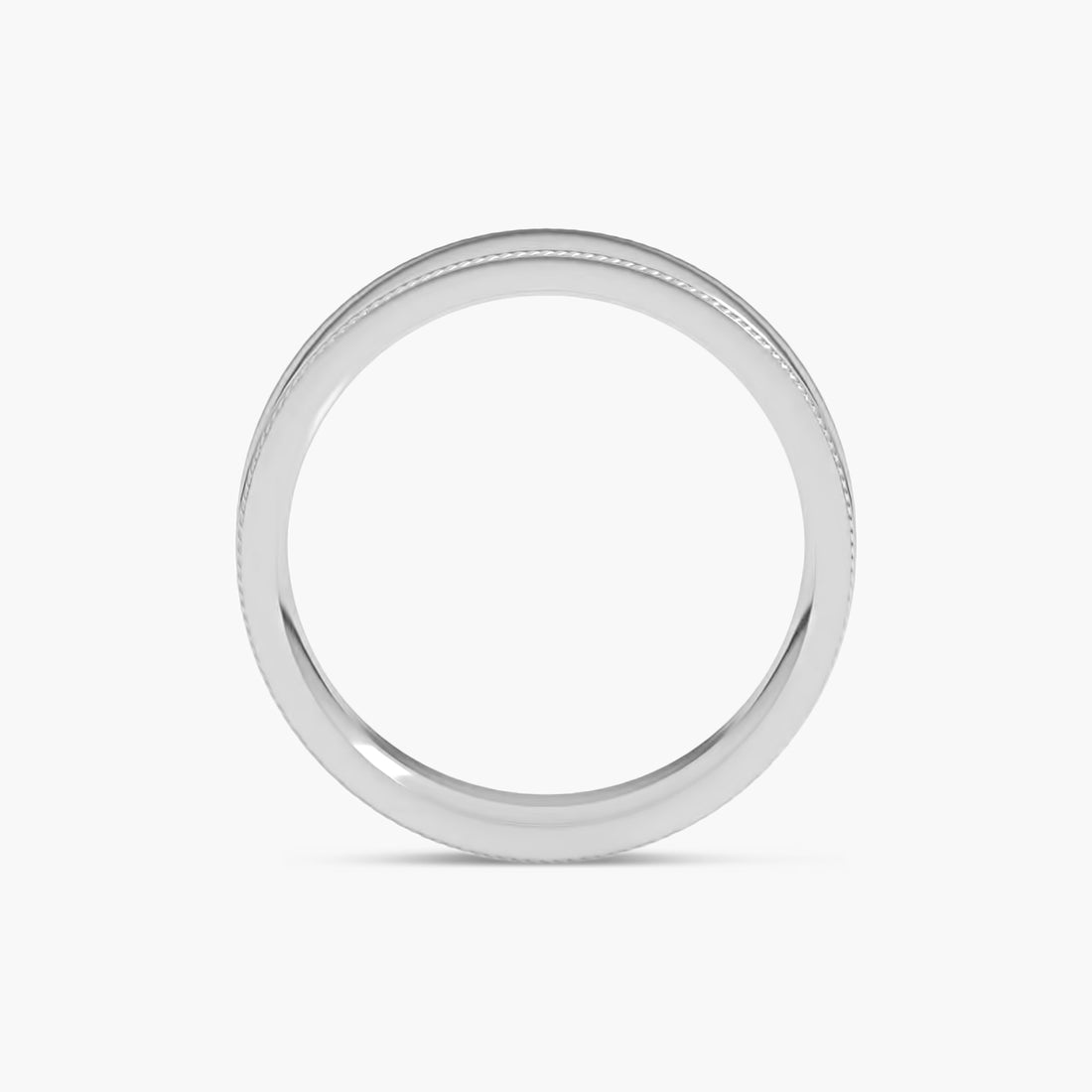 Rope Edge Comfort-Fit Flat Band