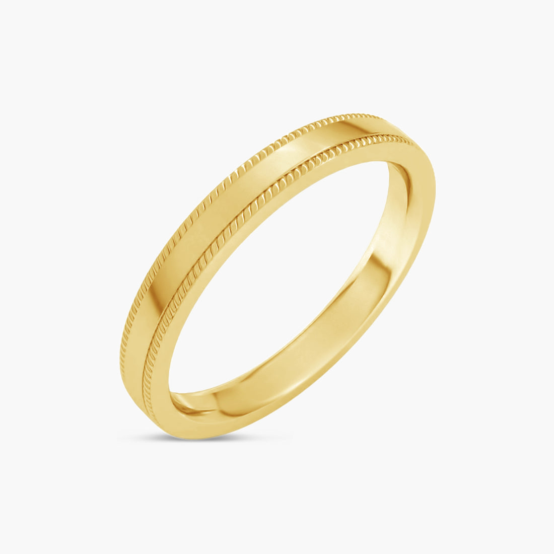 Rope Edge Comfort-Fit Flat Band