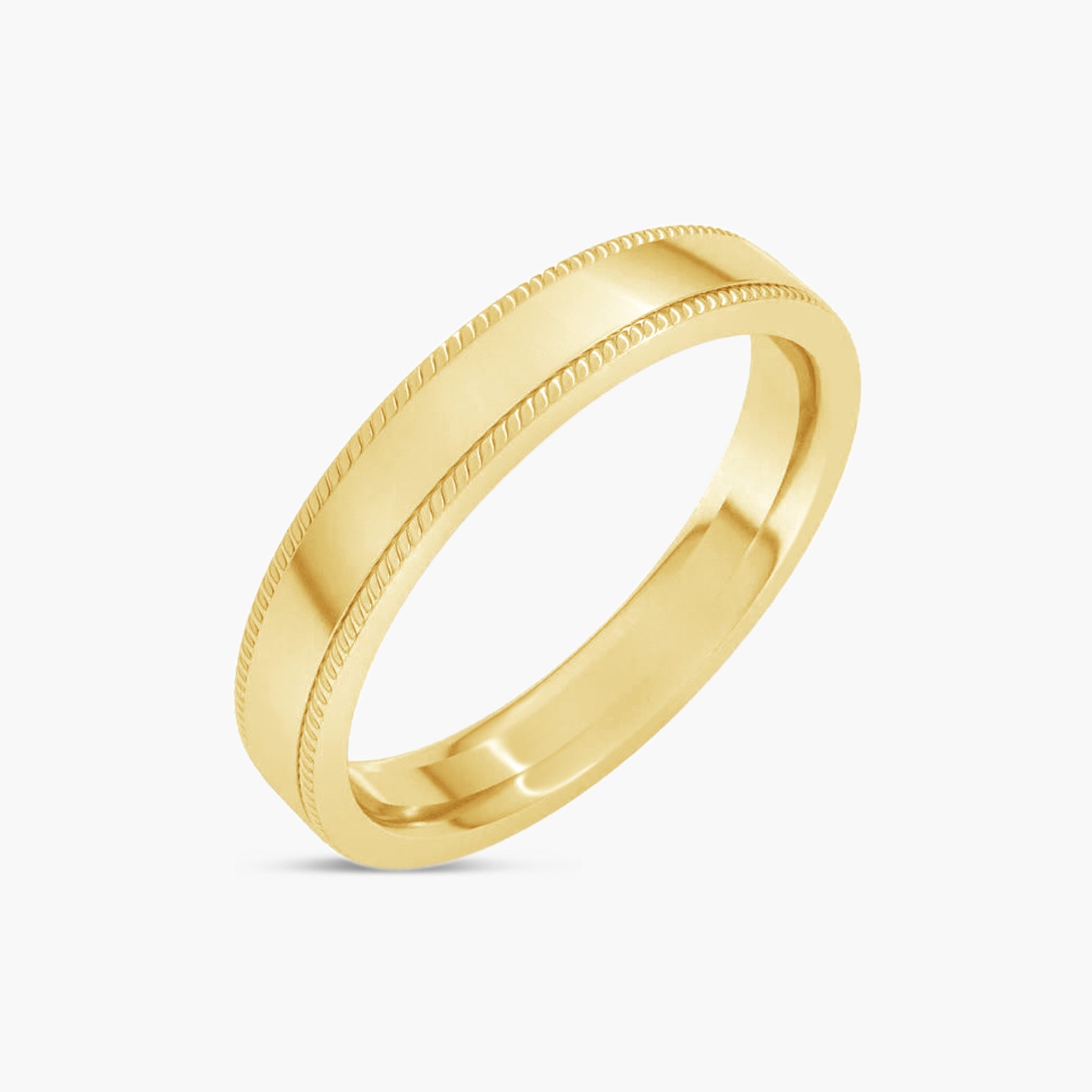 Rope Edge Comfort-Fit Flat Band