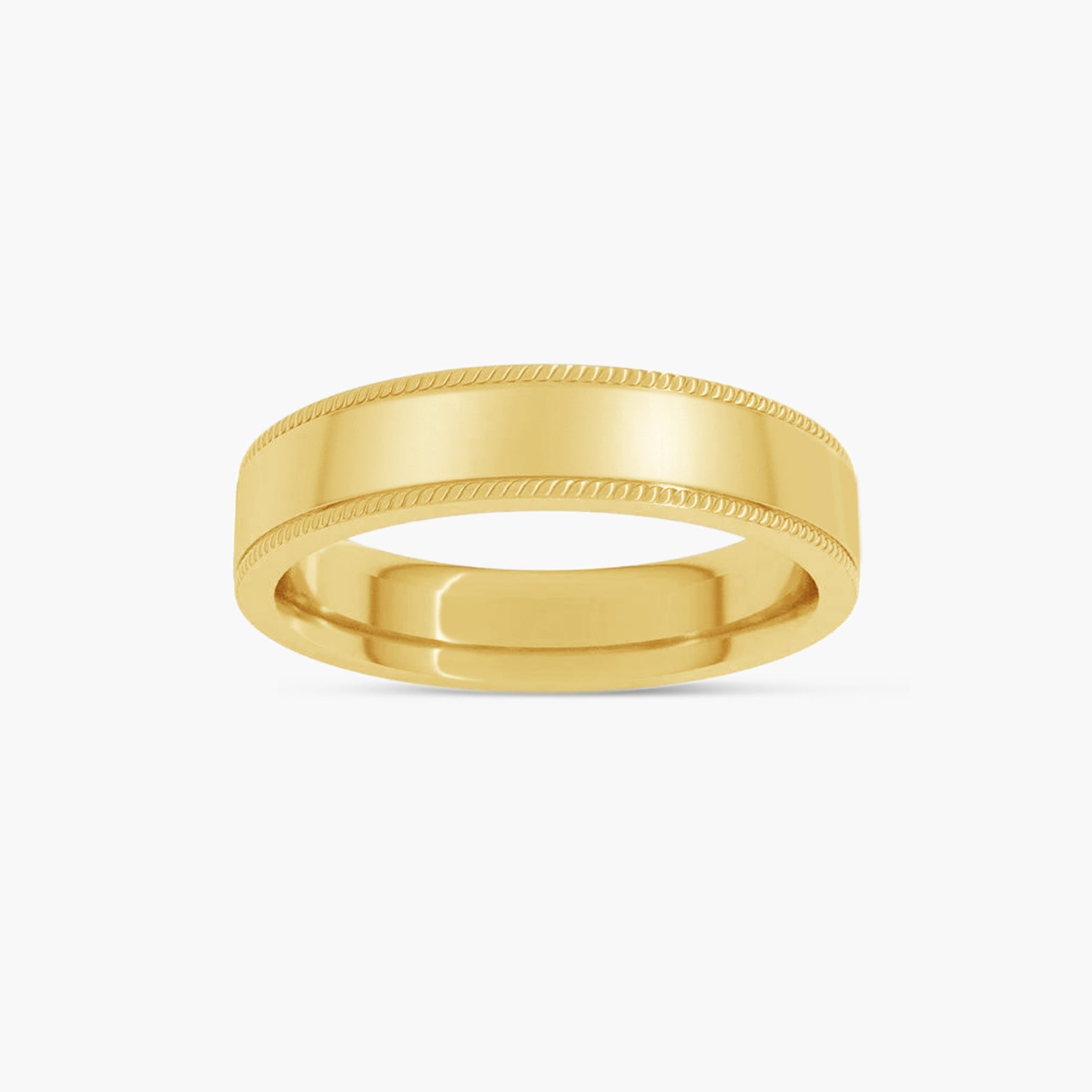 Rope Edge Comfort-Fit Flat Band