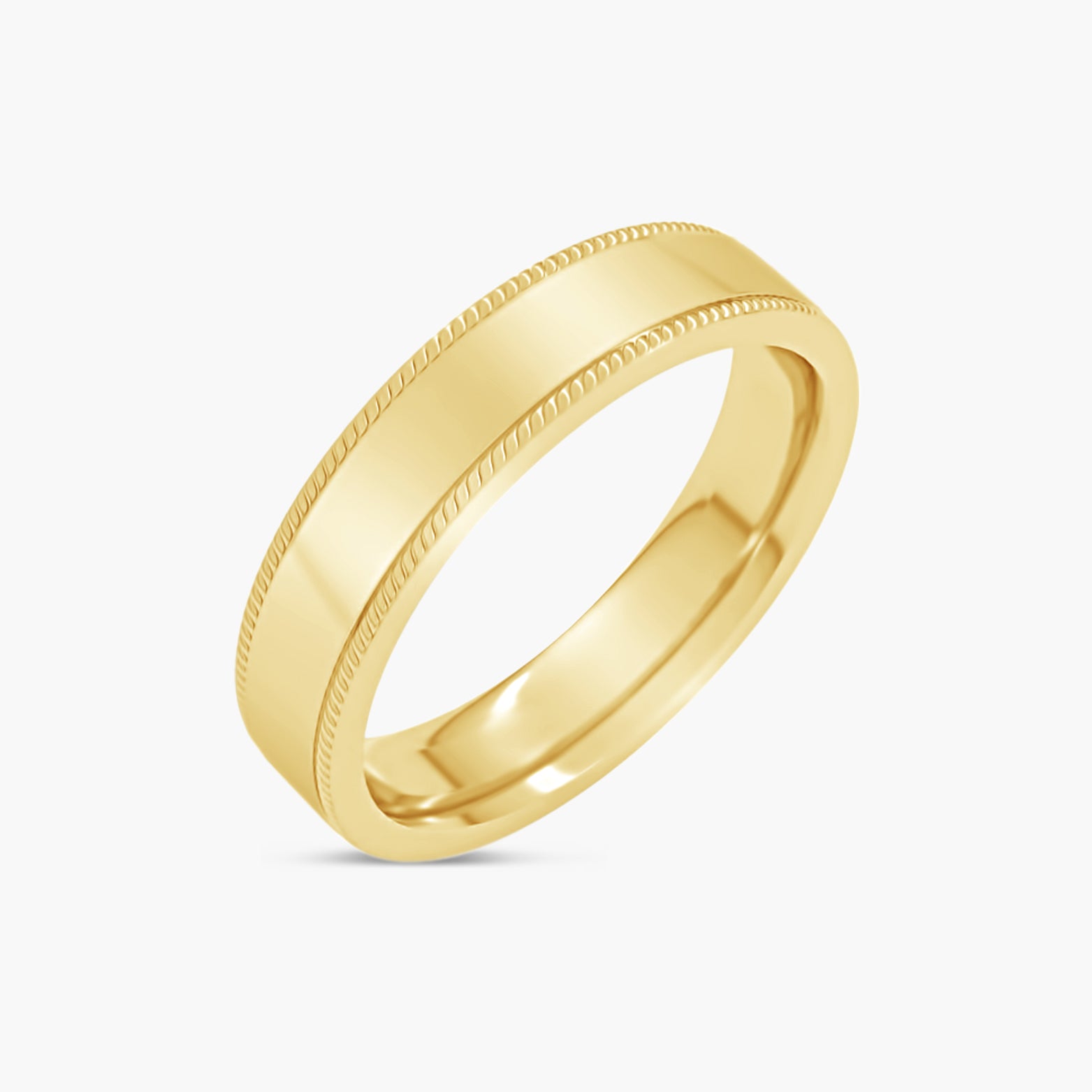 Rope Edge Comfort-Fit Flat Band