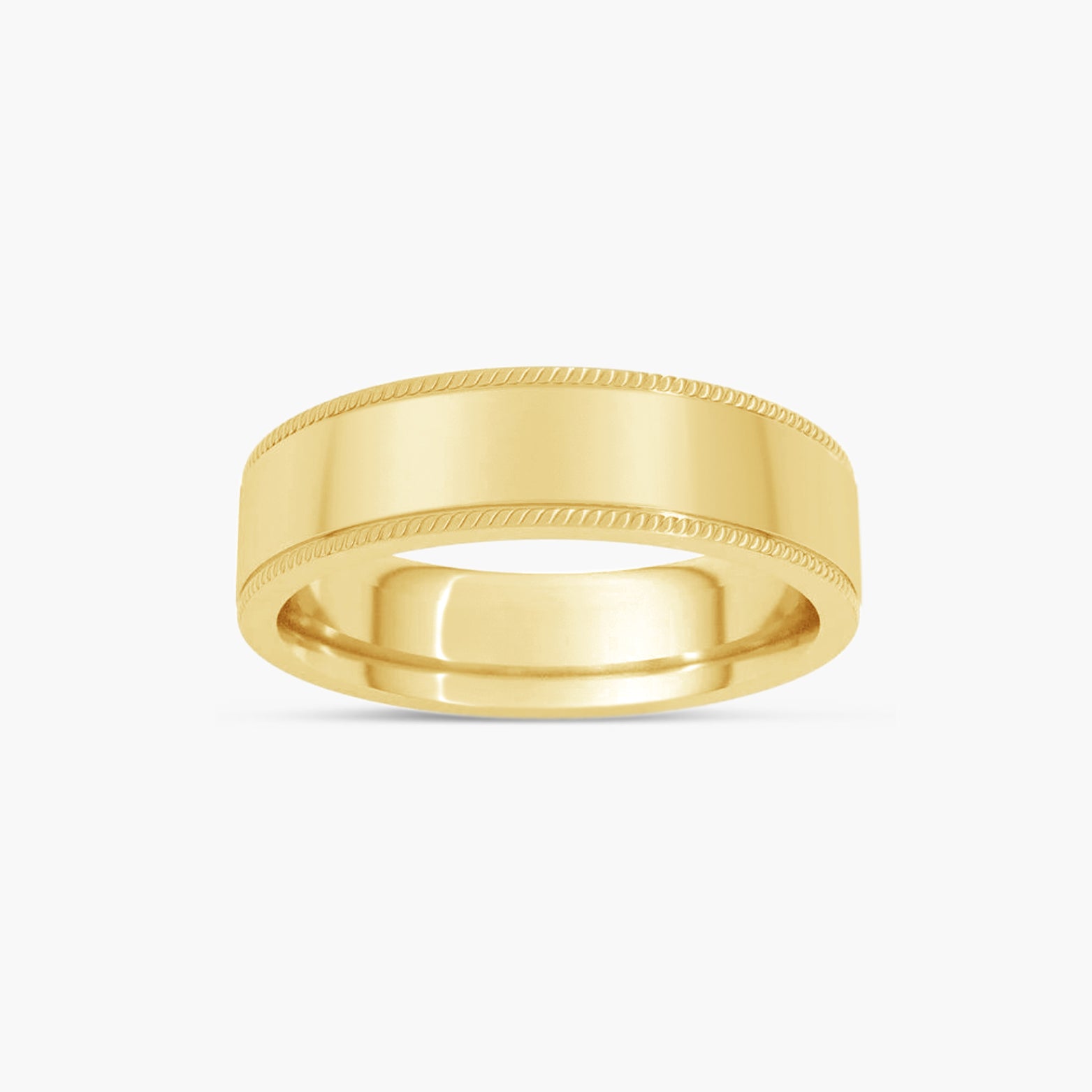 Rope Edge Comfort-Fit Flat Band