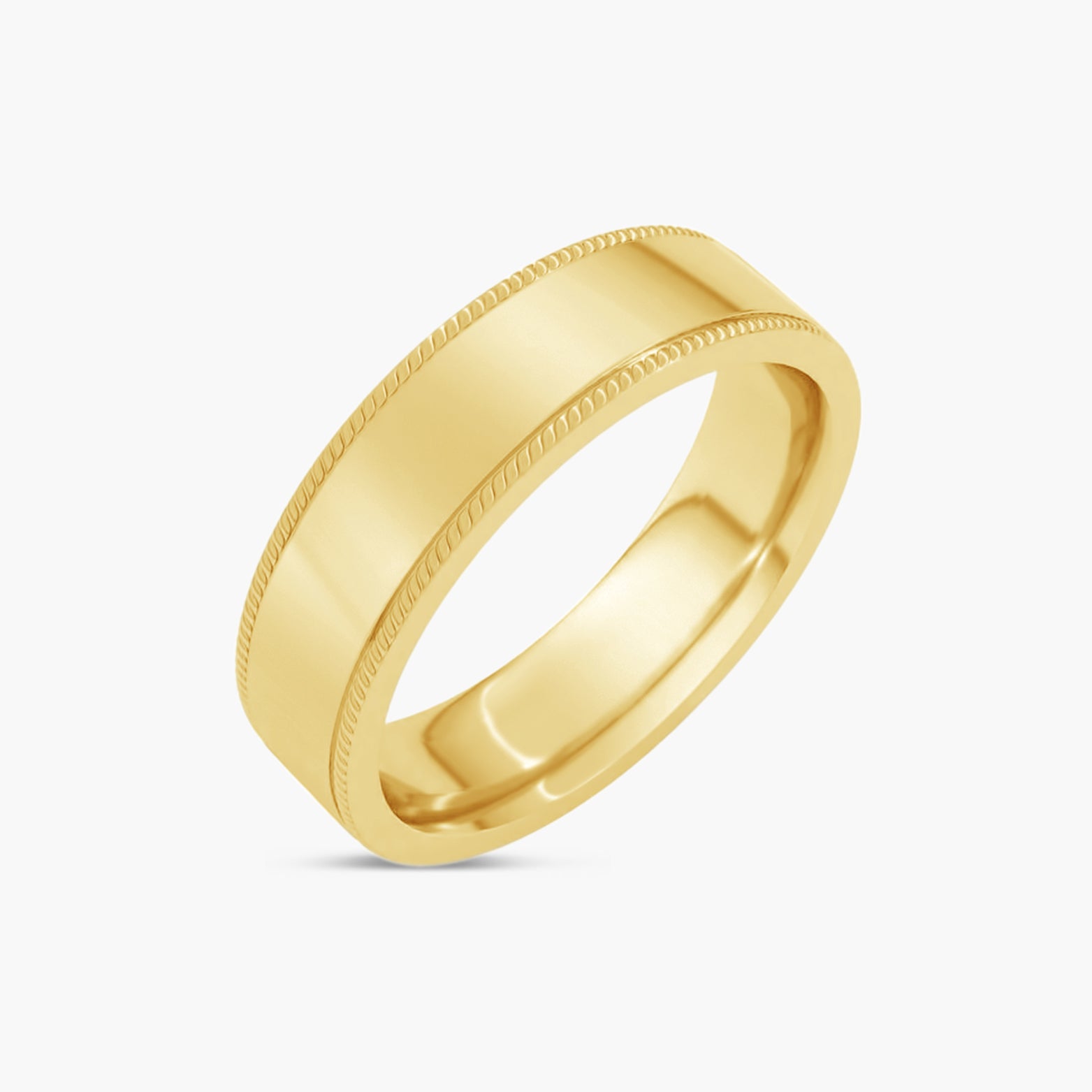 Rope Edge Comfort-Fit Flat Band