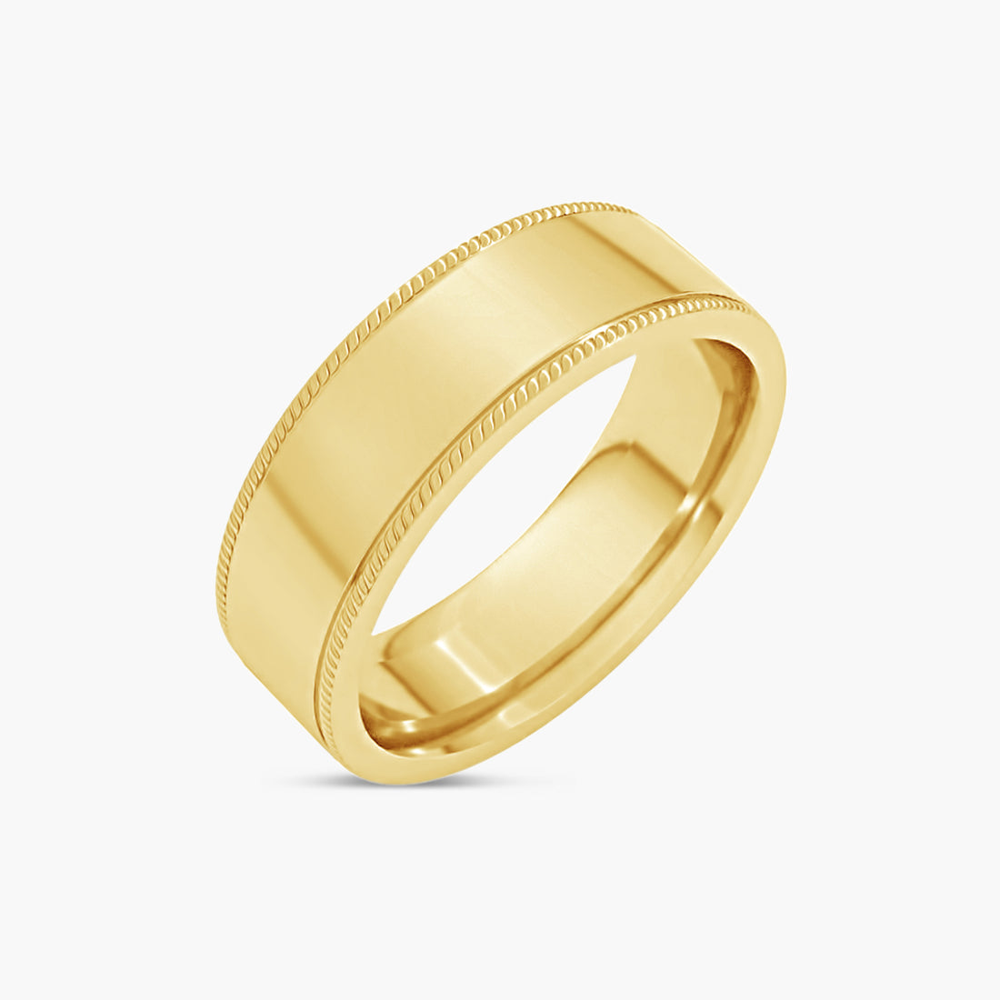 Rope Edge Comfort-Fit Flat Band