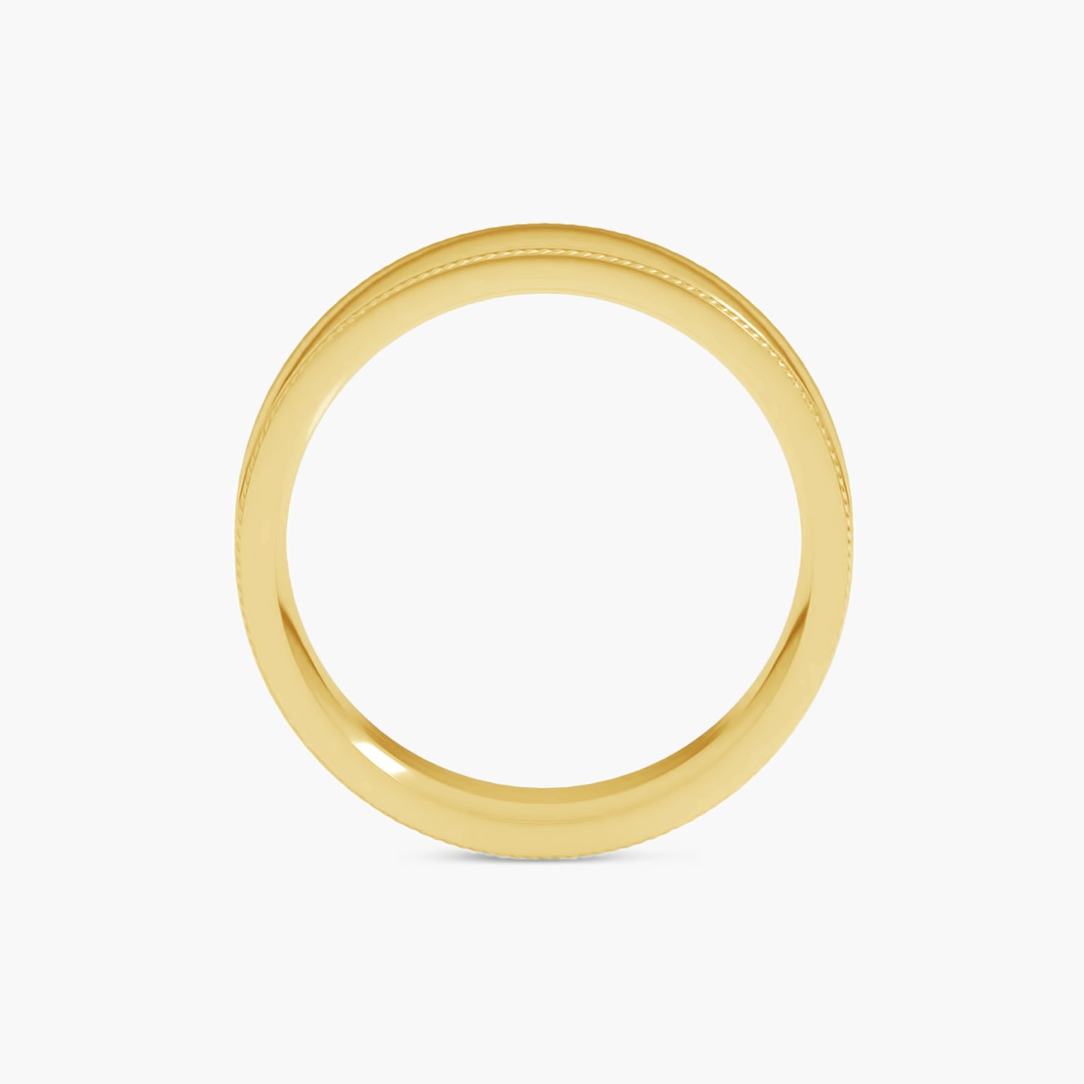 Rope Edge Comfort-Fit Flat Band