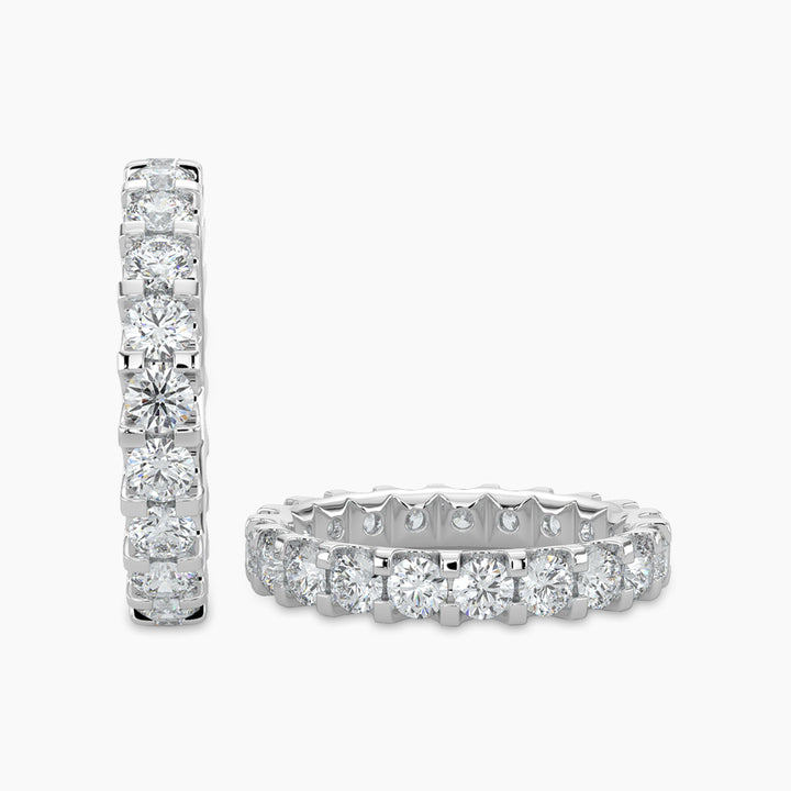 1.50 CTW Full Diamond Band In U-Prong Setting