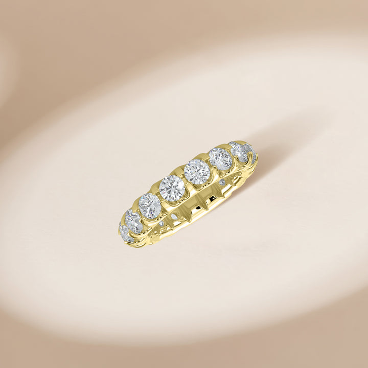 3.00 CTW Full Diamond Band In U-Prong Setting