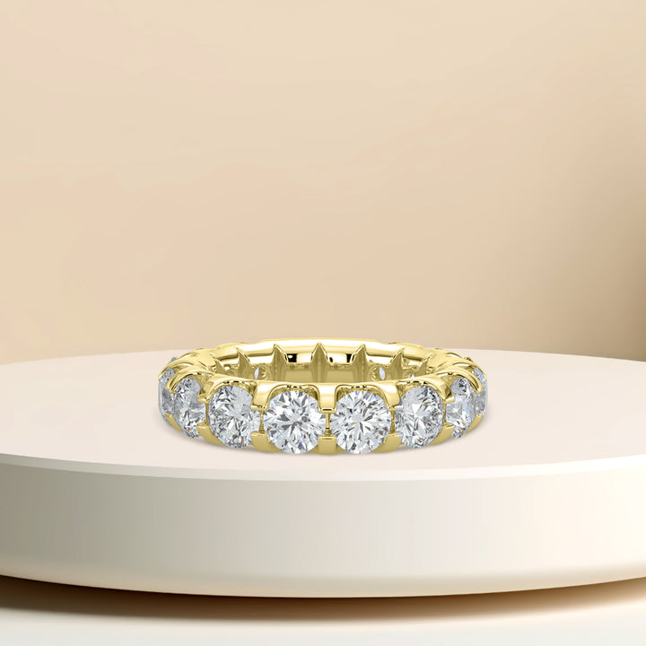 3.50 CTW Full Diamond Band In U-Prong Setting