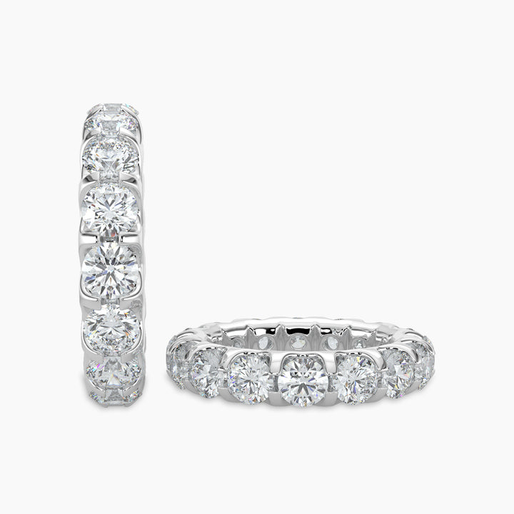 2.25 CTW Full Diamond Band In U-Prong Setting