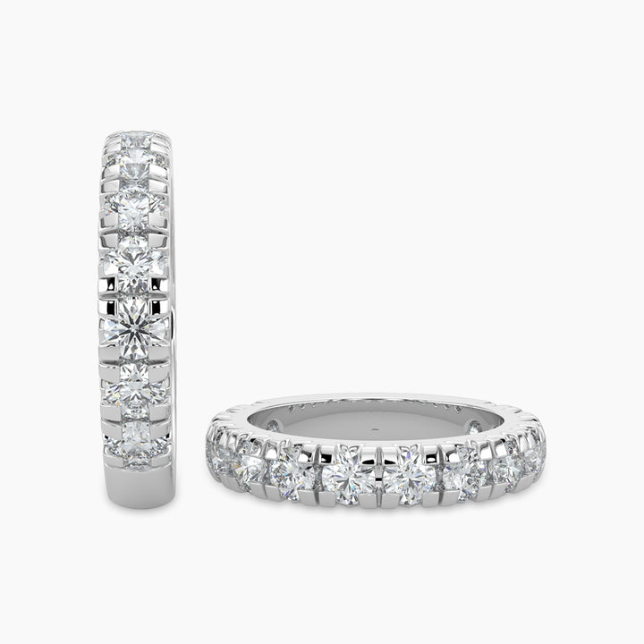 2.00 CTW Full Diamond Band In French Pave Setting