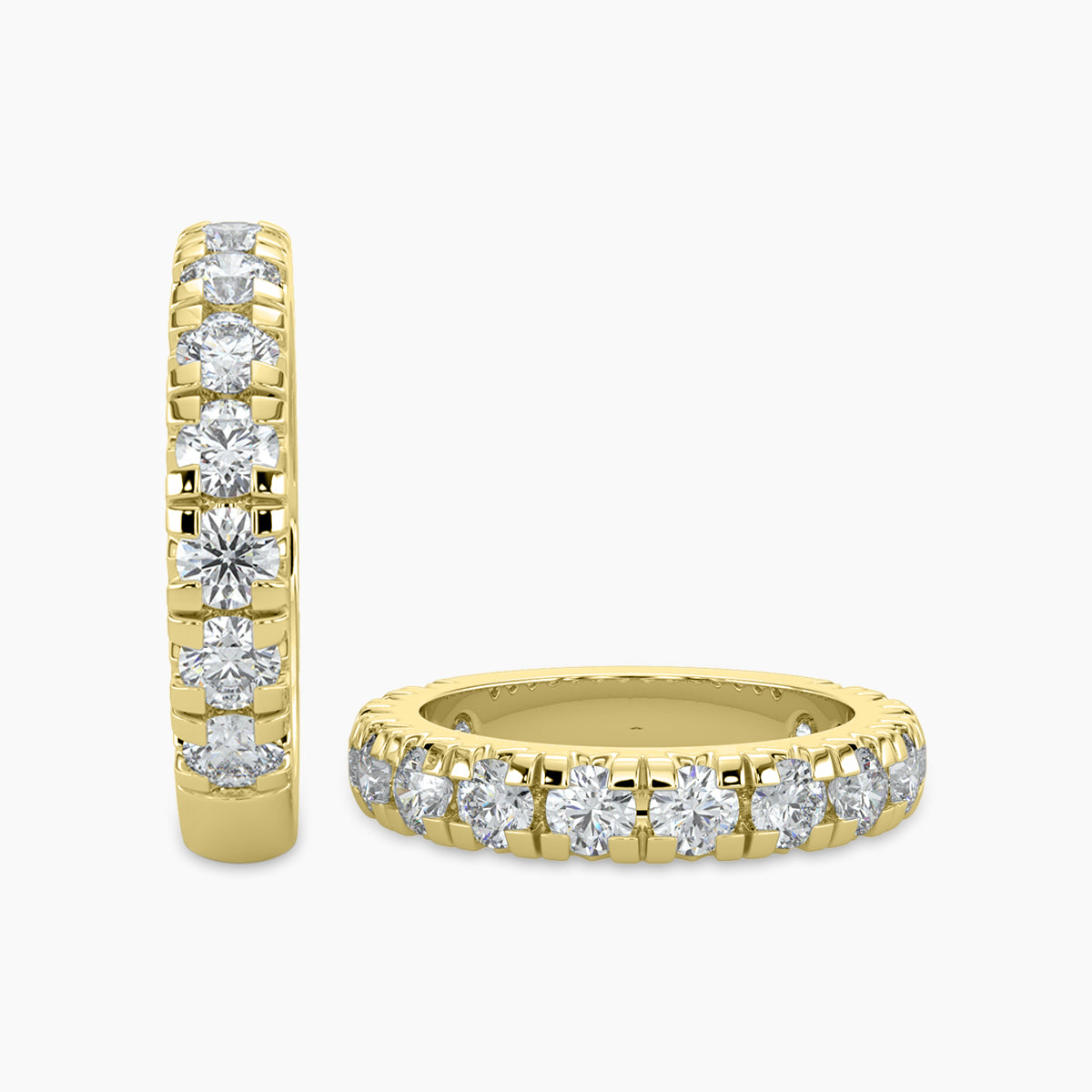 2.00 CTW Full Diamond Band In French Pave Setting