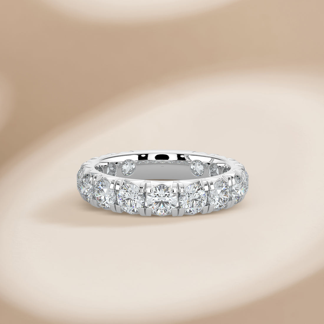 3.00 Ctw Full Diamond Band In French Pave Setting