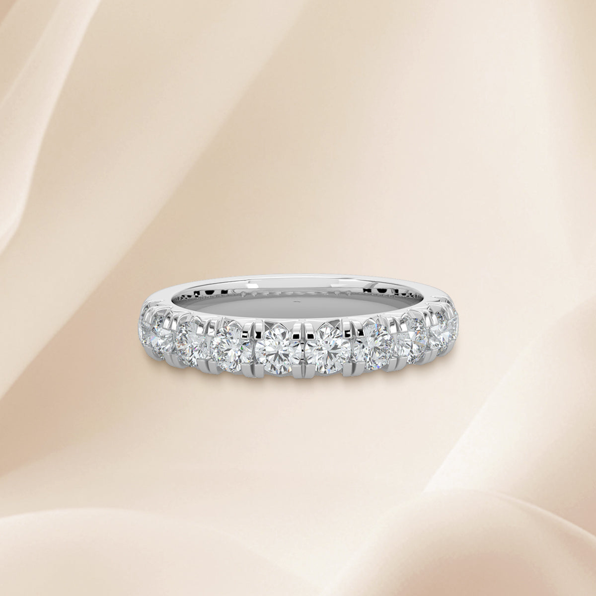 1.00 CTW Diamond Band In French Pave Setting