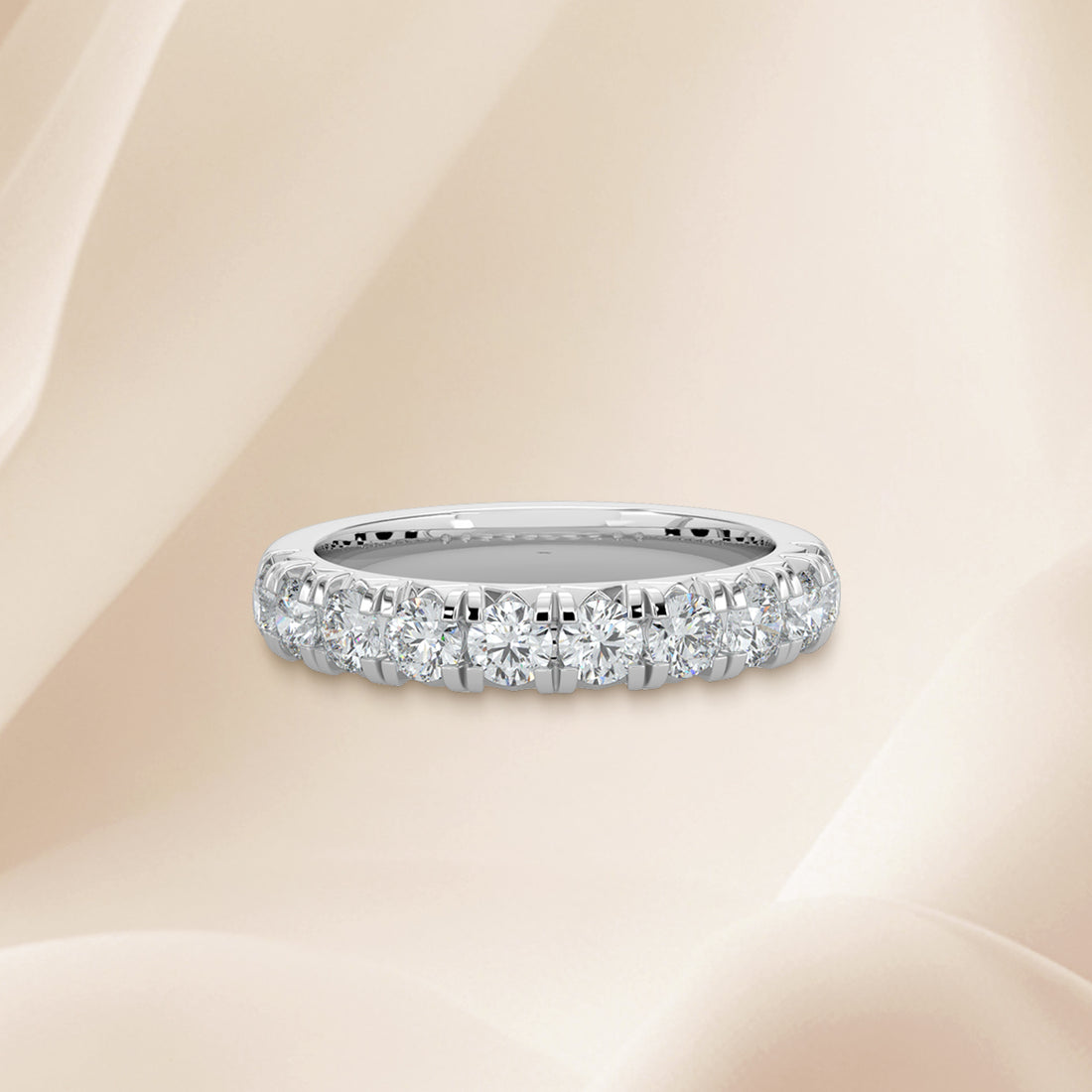 1.00 CTW Diamond Band In French Pave Setting
