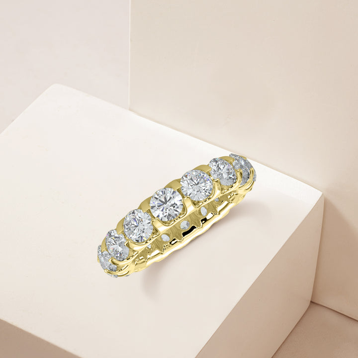 2.25 CTW Full Diamond Band In U-Prong Setting