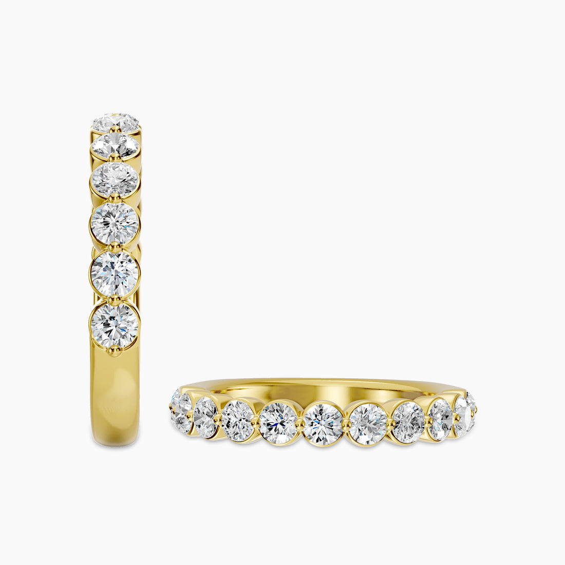 1.00 CTW Diamond Band In Shared Prong Setting