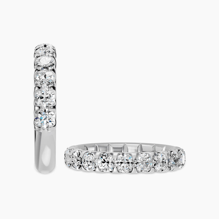 1.50 CTW Halfway Diamond Band In U-Prong Setting