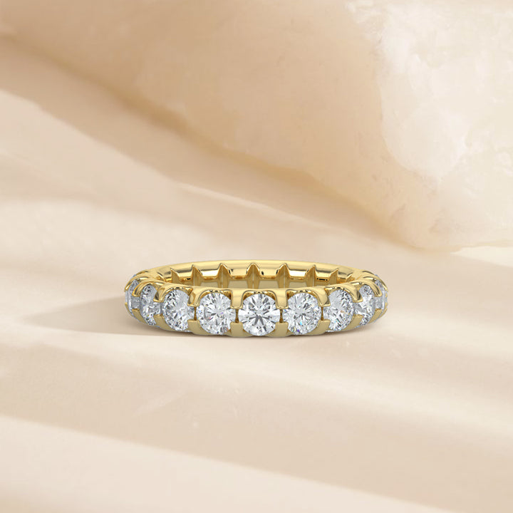 1.50 CTW Halfway Diamond Band In U-Prong Setting