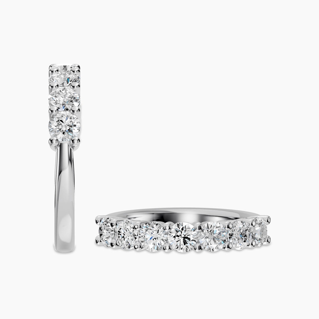 1.50 CTW 7 Stone Diamond Wedding Band
