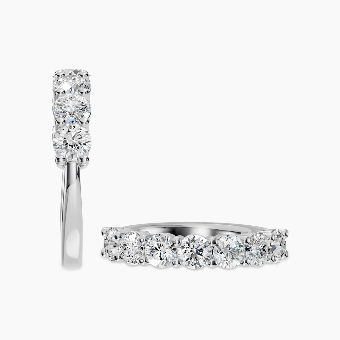 2.00 CTW 7 Stone Diamond Wedding Band