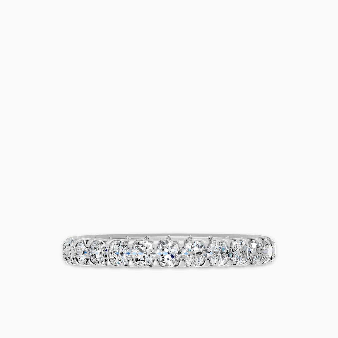 0.75 CTW Diamond Band In U-Prong Setting